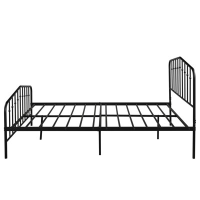 Platform Metal Bed Full Sizes Rosalind Wheeler Color Black Size Queen Platform Metal Bed Full Sizes Rosalind Wheeler Color Black Size Queen