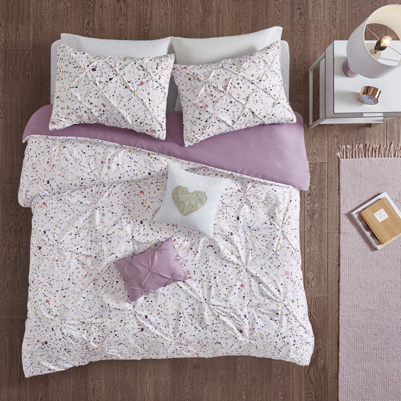 Mercury Row Teen Leavens Metallic Printed And Pintucked Comforter Set Reviews Wayfair Shop wayfair for all the best queen comforters & sets. leavens metallic printed and pintucked comforter set