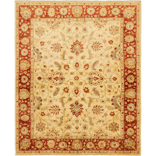 One-of-a-Kind Huntingdon
Hand-Knotted 6'5" x 8' Wool
Ivory/Orange Area Rug