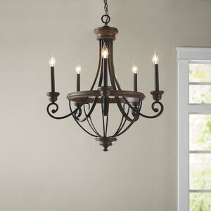 Nanteuil 5-Light Candle-Style Chandelier