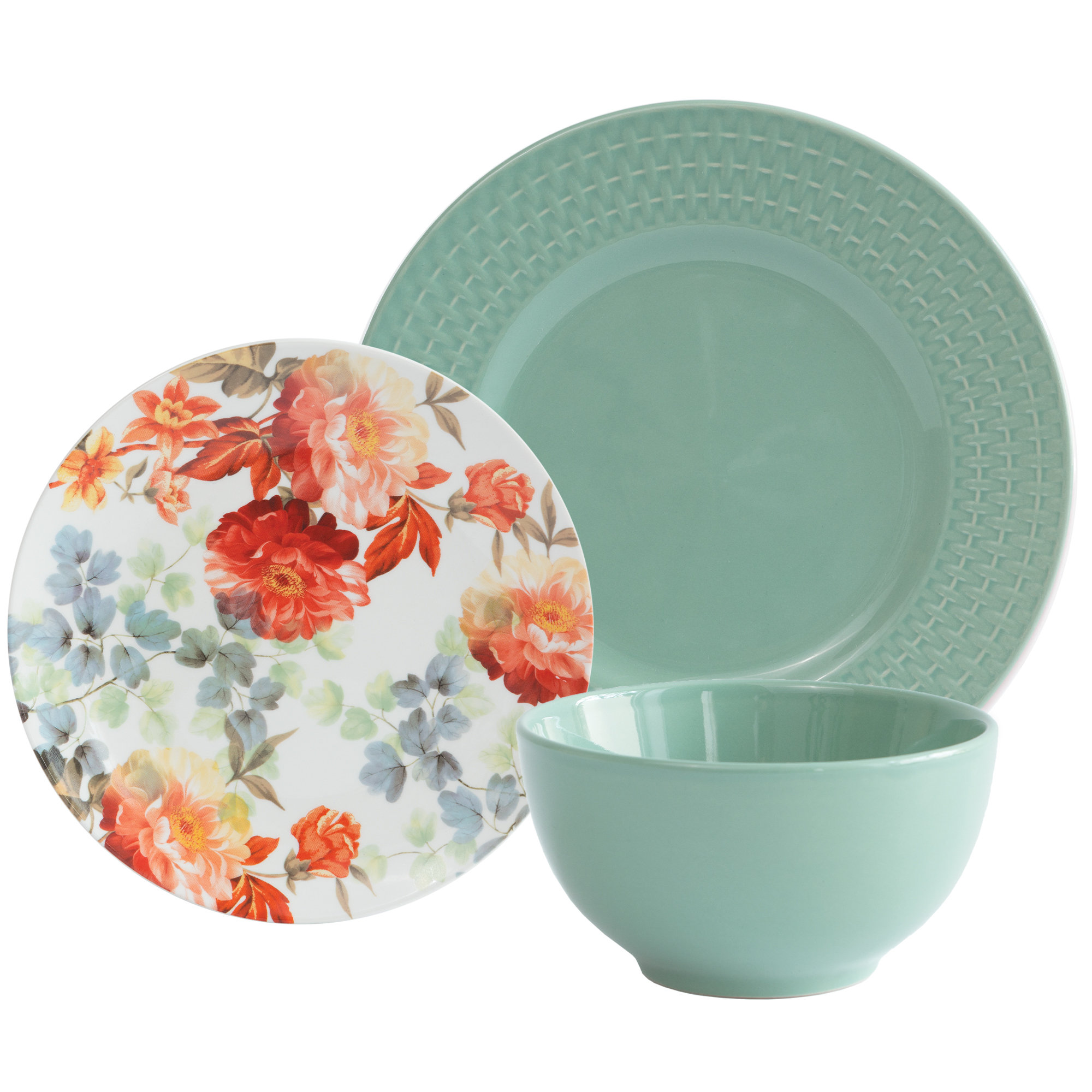 Safdie & Co. Inc. Dinnerware Set of 12 & Reviews Wayfair