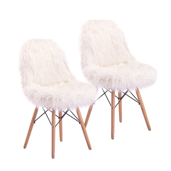 White Fuzzy Chair Wayfair