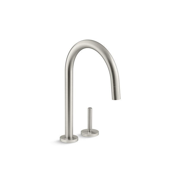 Kallista One Pull Down Touch Single Handle Kitchen Faucet Wayfair