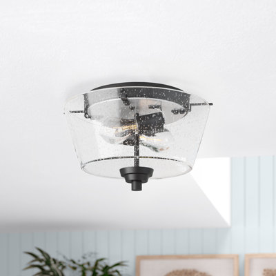 Witte 2 - Light 13" Simple Bowl Flush Mount