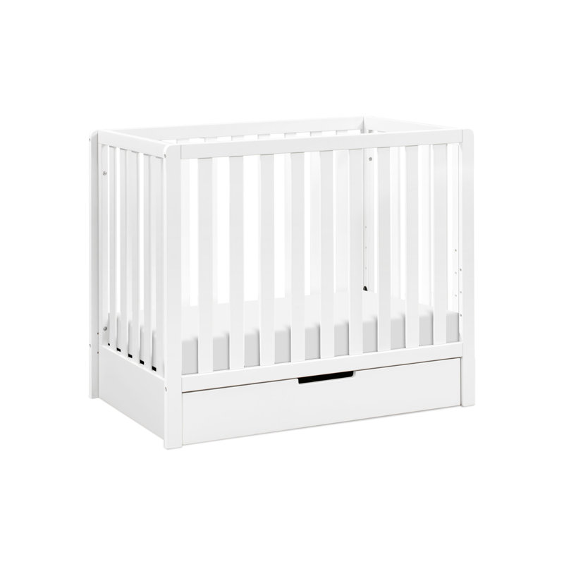 mini crib with storage