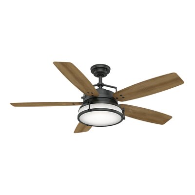 Casablanca Fan 56 Inch Caneel Bay 5 Blade Ceiling Fan Finish White