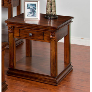 Birney End Table by Loon Peak Great price
