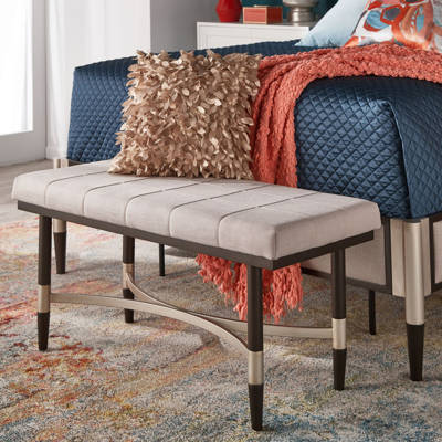 Porthos Home Delia Faux Leather Bench Reviews Wayfair