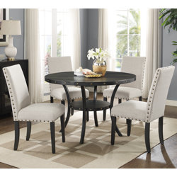 5 Piece Dining Sets roundhill furniture biony espresso 5 piece dining set & reviews 5 Piece Dining Sets roundhill furniture biony espresso 5 piece dining set & reviews