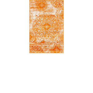 Brandt Orange Area Rug