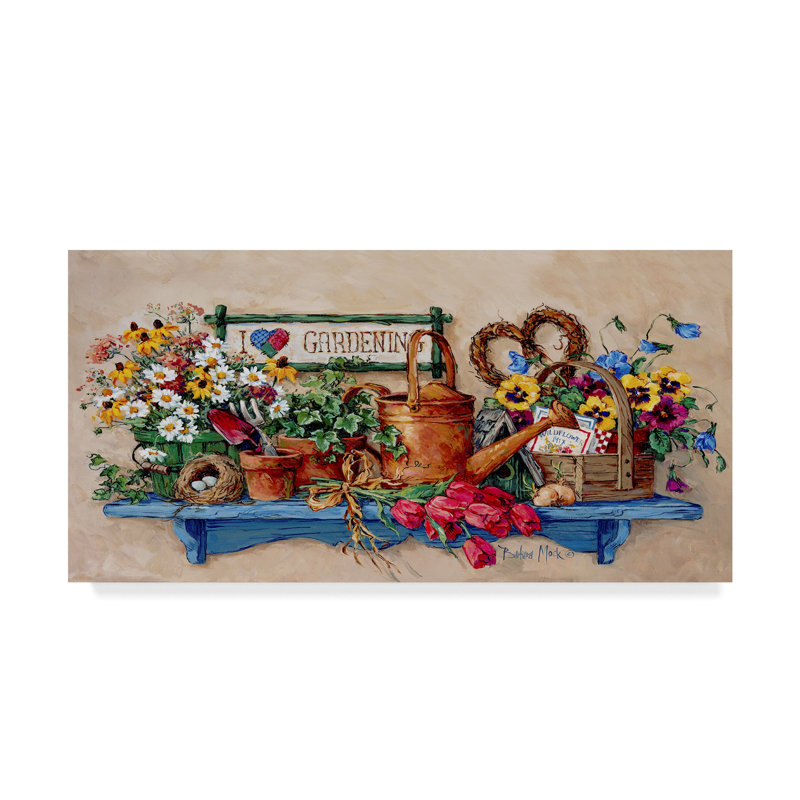 August Grove Baskets And Birds Nest Acrylic Painting Print On