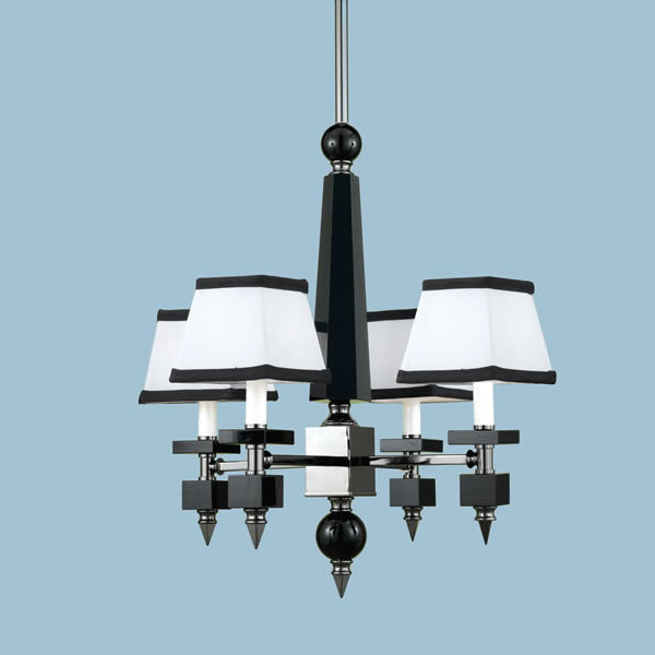 4-Light Shaded Chandelier