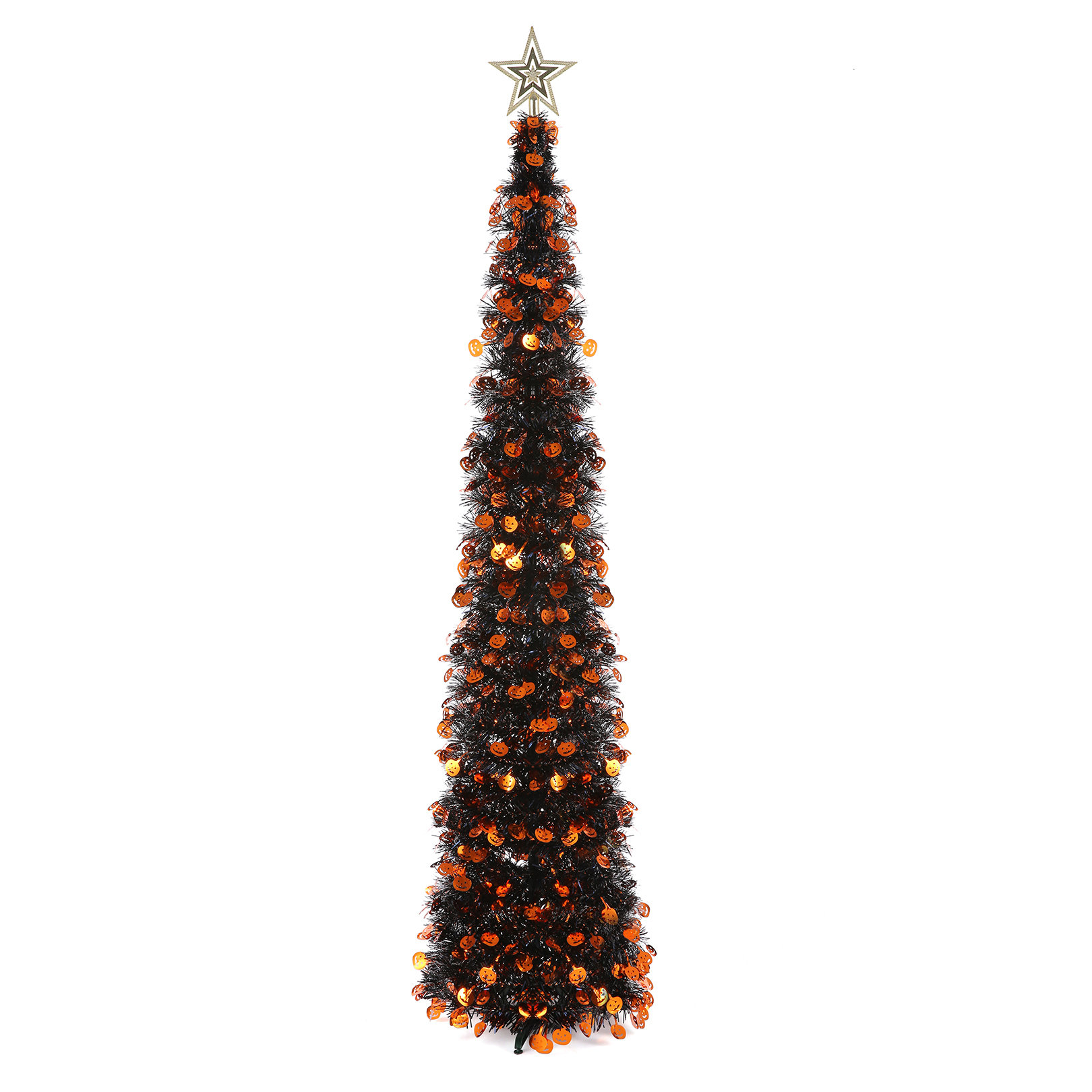 The Holiday Aisle® Slender Black Cedar Christmas Tree Wayfair