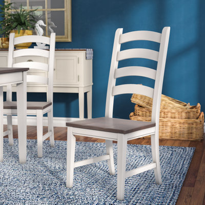 Matanzas Solid Wood Ladder Back Side Chair