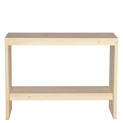 Orren Ellis Kadon Console Table  Wood Veneer: Painted Eco-MDF, Color: Orange