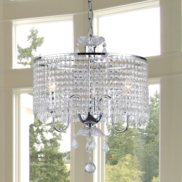 House Of Hampton Karole 3 Light Unique Statement Drum Chandelier Reviews Wayfair