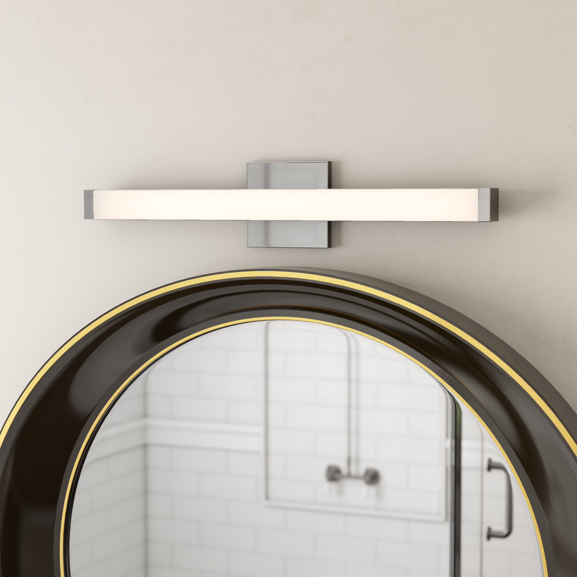 Ebern Designs Lavenia 1 Light Dimmable Led Bath Bar Reviews Wayfair