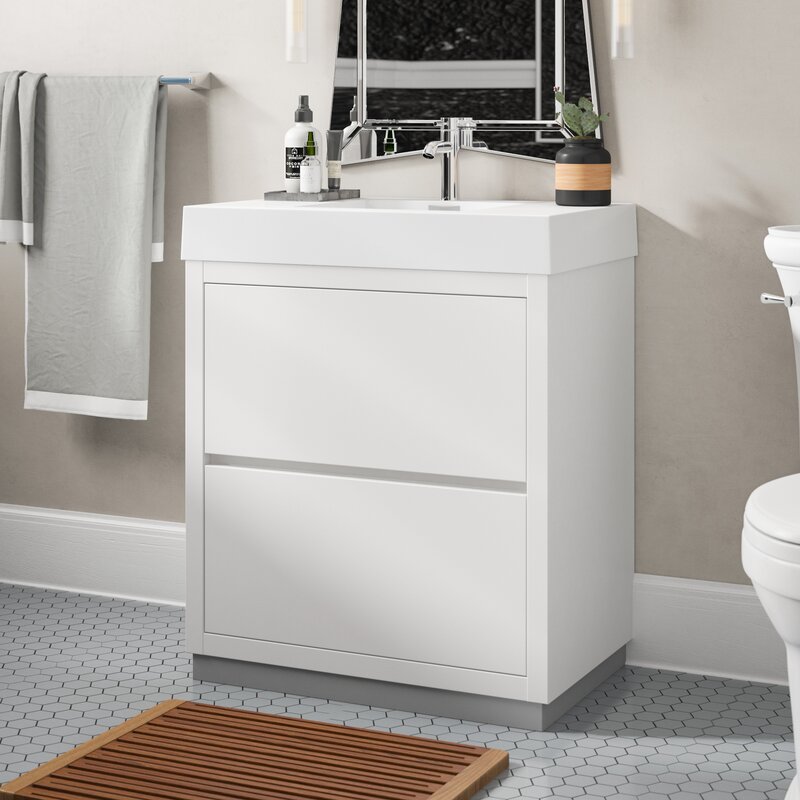 Wade Logan Tenafly 30 Single Bathroom Vanity Set Reviews Wayfair