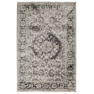 Gainesville White/Sterling Gray Area Rug
