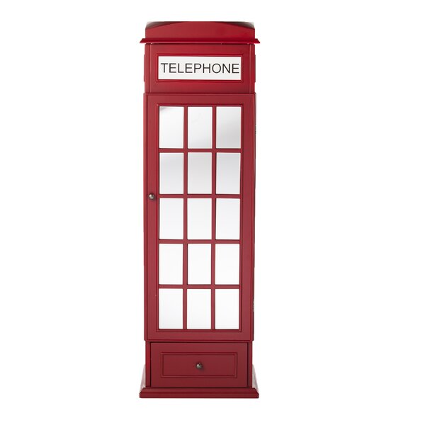 17 Stories Freistehender Schmuckschrank Benedict Phone Booth