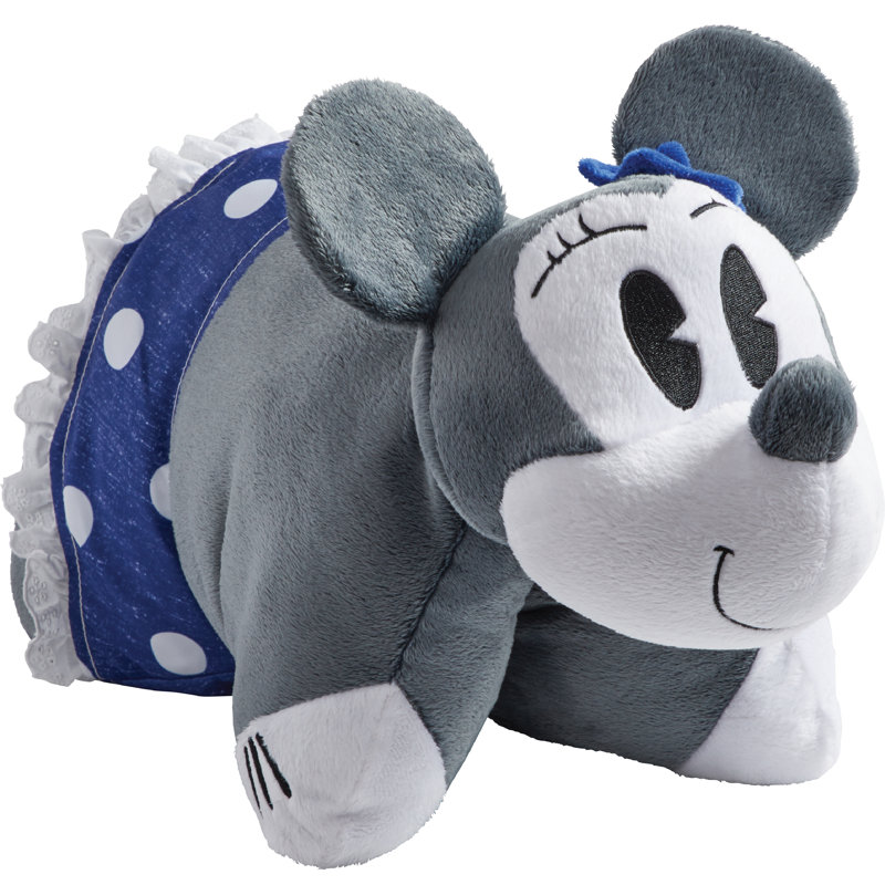 Pillowpets Disney Denim Minnie Mouse Throw Pillow Reviews Wayfair