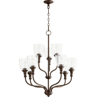 Go to store & view more images Falbo 9-Light Shaded Chandelier by Charlton Home