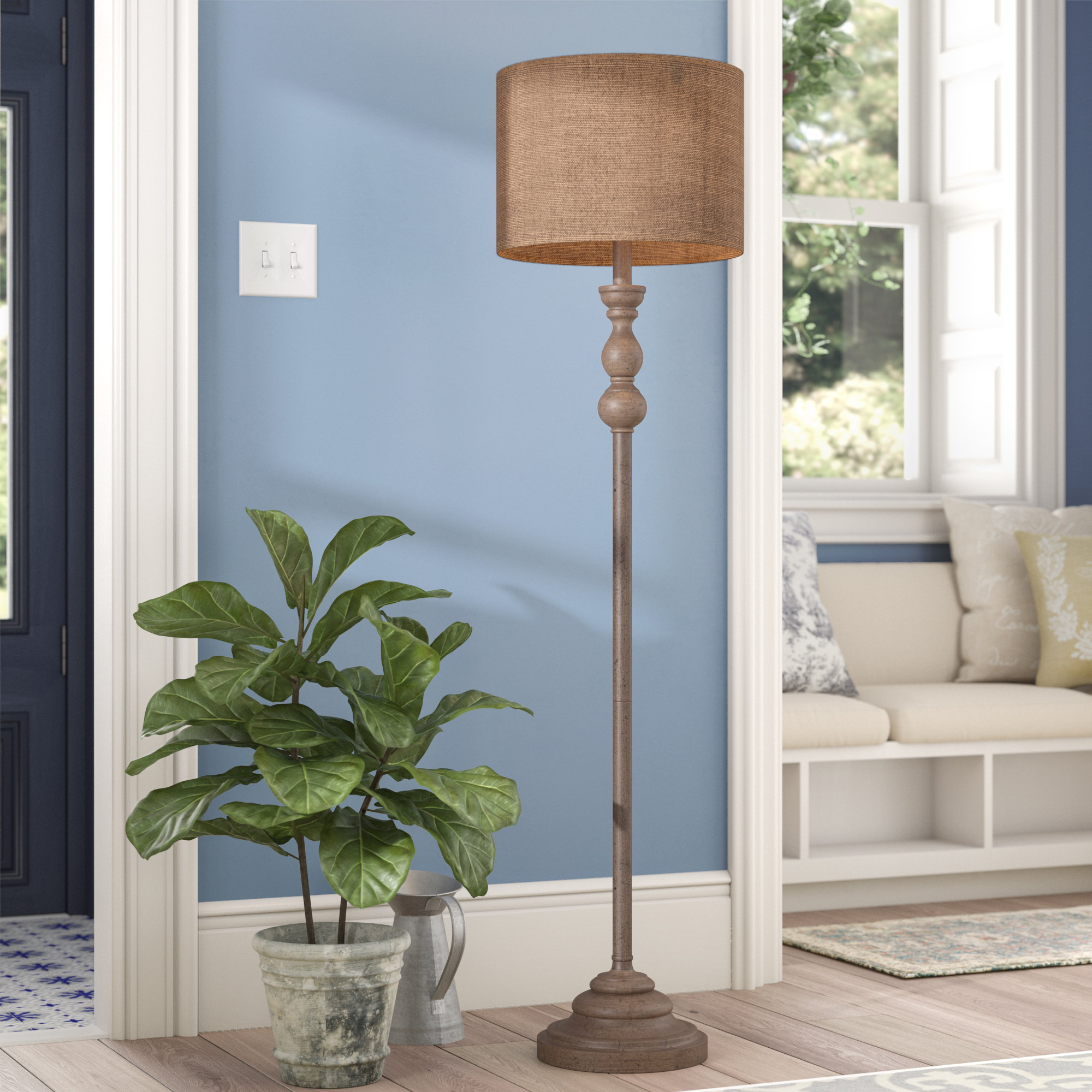 Lark Manor Ortez 59 Floor Lamp Reviews Wayfair