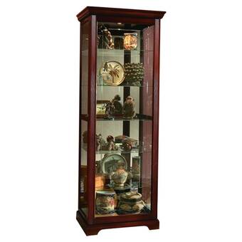 Nancy Lighted Curio Cabinet Reviews Joss Main