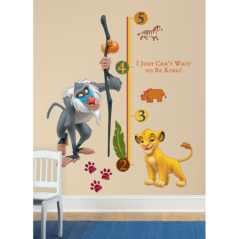 Wallhogs Disney The Lion King Growth Chart Wall Decal Wayfair