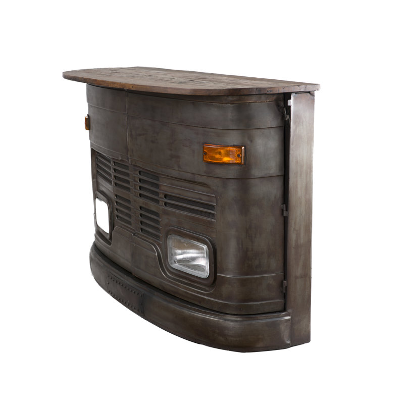 17 Stories Brenda Vintage Bus Front Bar Cabinet Wayfair