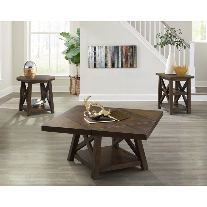 Scranton Flip Top 3 Piece Coffee Table Set Scranton Flip Top 3 Piece Coffee Table Set