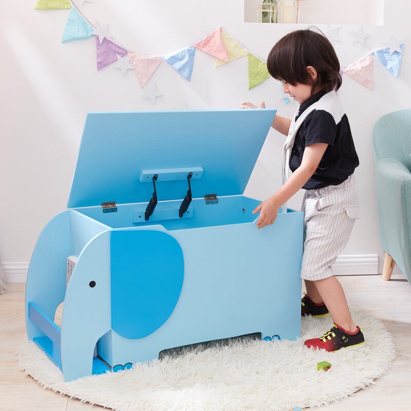 baby blue toy box