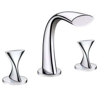 Go to store & view more images Ultra Faucets Double Handle Bathroom Widespread Faucet