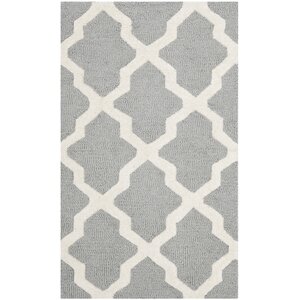 Charlenne Silver/Ivory Area Rug