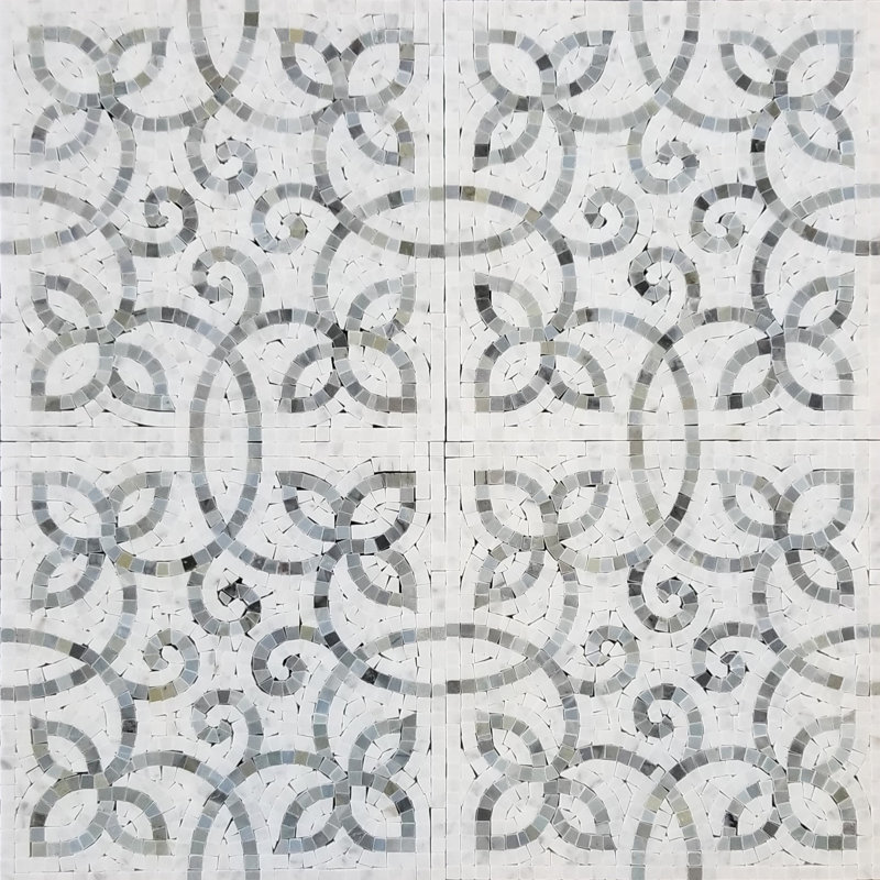 La Maison En Pierre Linea Aurelia 0 38 X Marble Mosaic Tile La Maison En Pierre Linea Aurelia 0 38