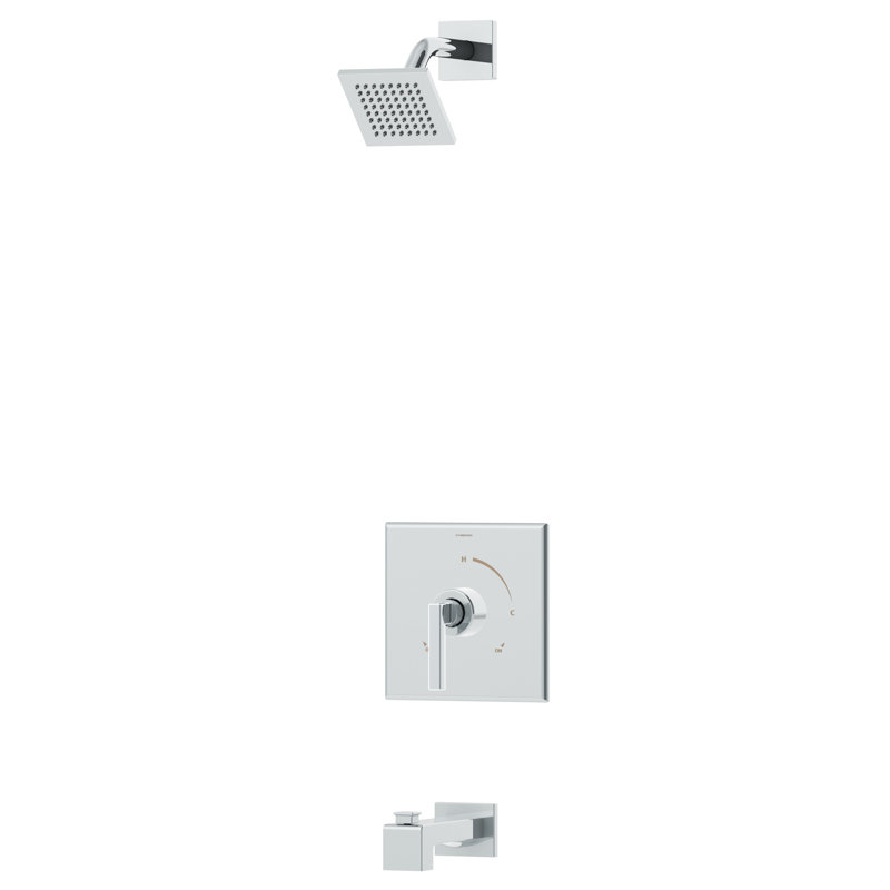 Symmons Duro 1 Handle Tub And Shower Valve Faucet Trim Kit With