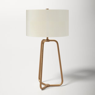 contemporary gold lamp