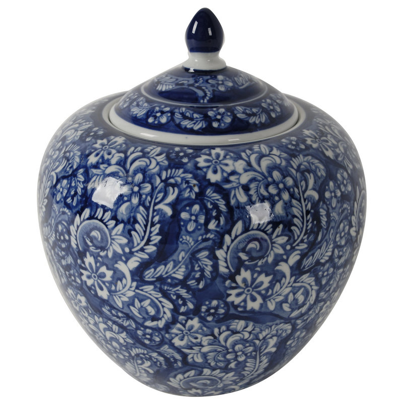 Nenita Blue And White 9 5 Porcelain Ginger Jar Reviews Birch Lane