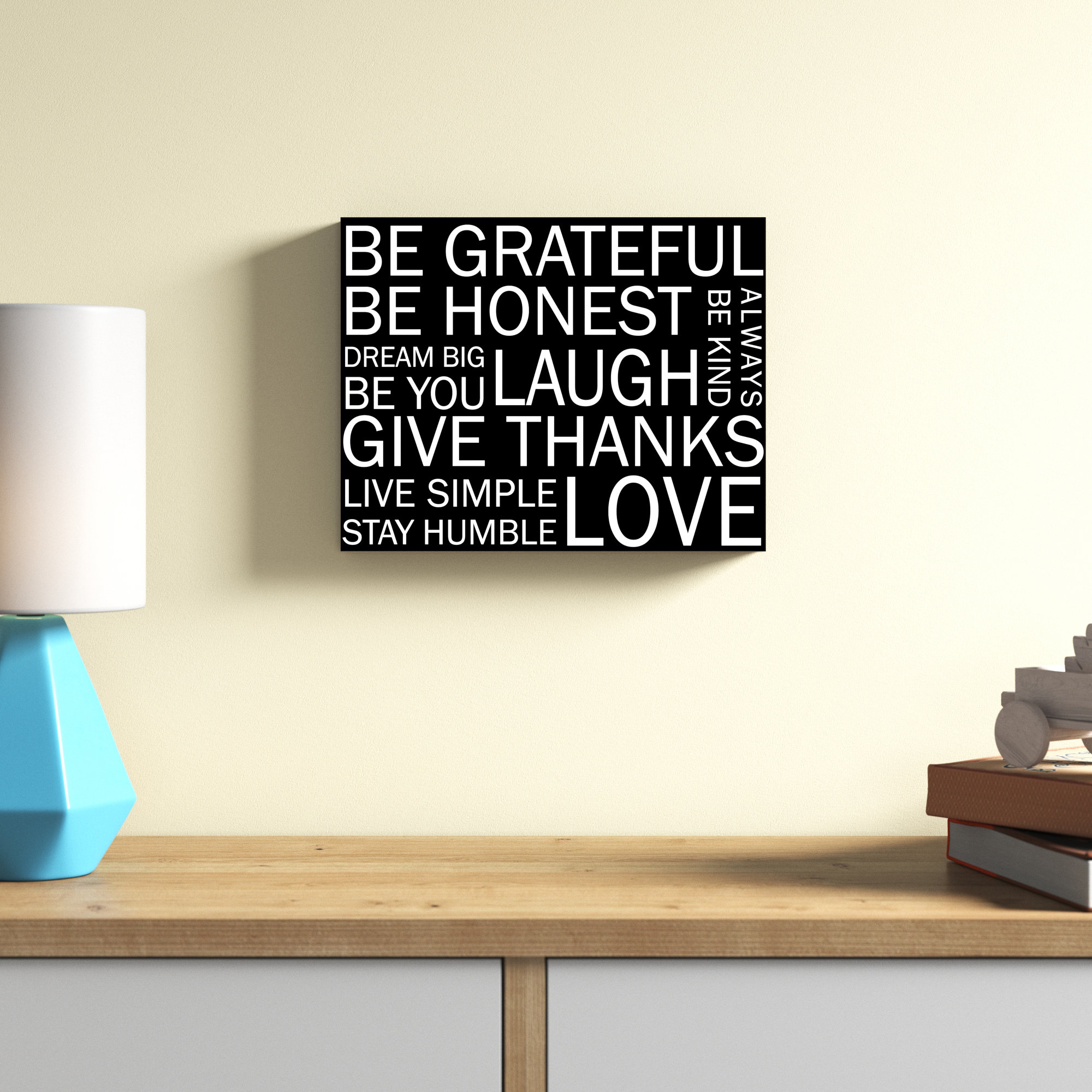 Wade Logan® Inspirational Sayings Wrapped Canvas Textual Art & Reviews Wayfair