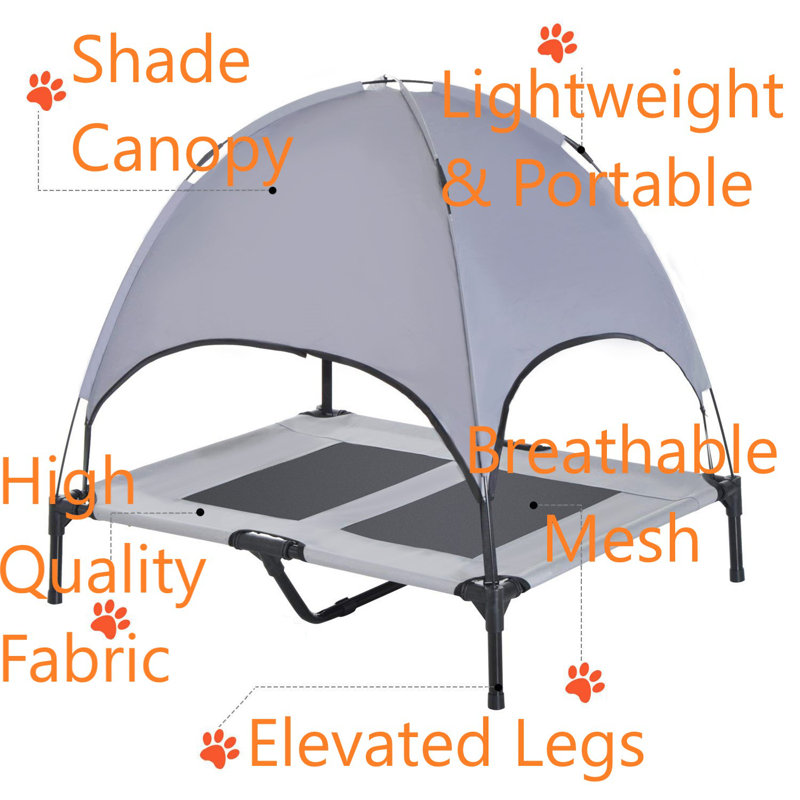 elevated cooling dog bed