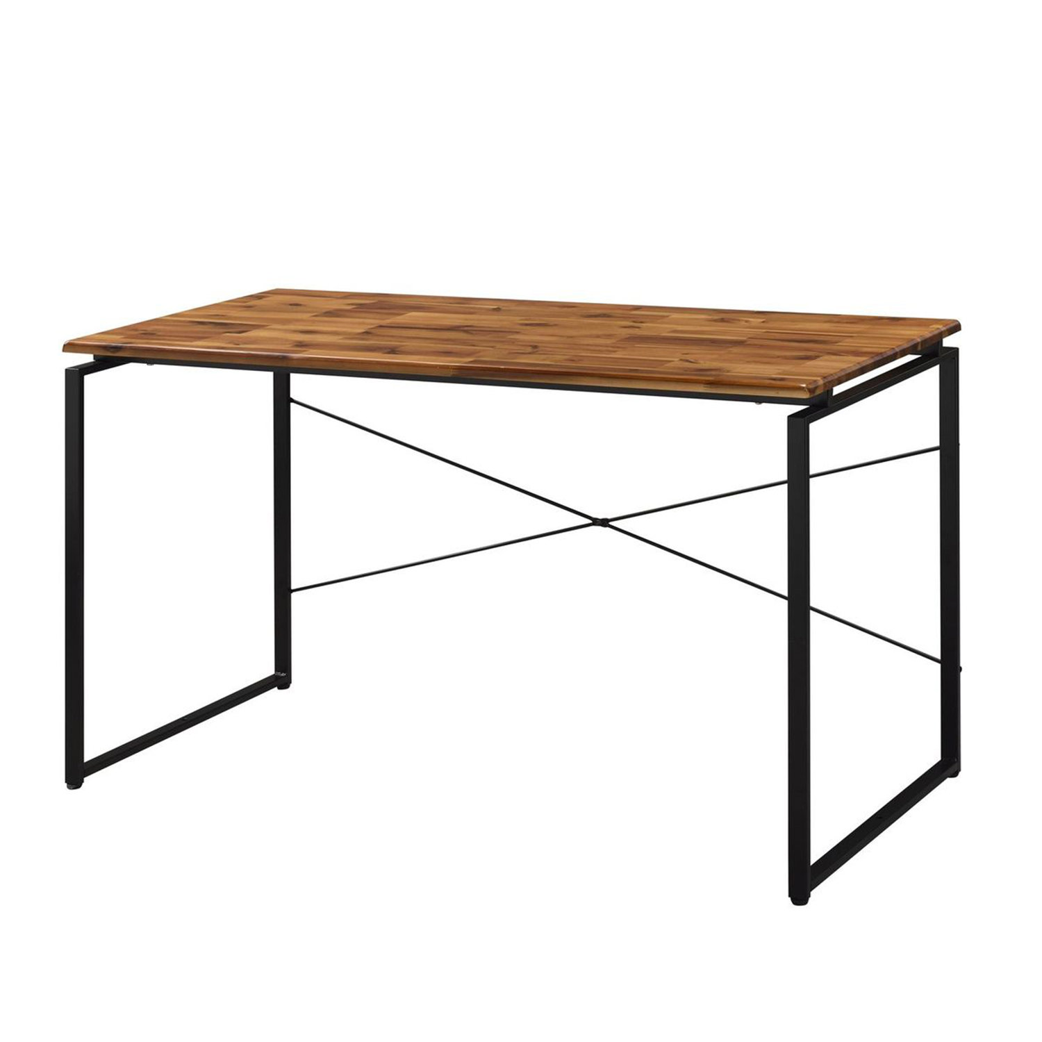 Inbox Zero Home OfficeDesk, Oak & Black Wayfair