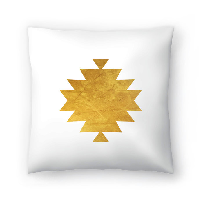 Sunset On The Sea Aztec Tribal Pattern 16 X 16 Indoor Outdoor