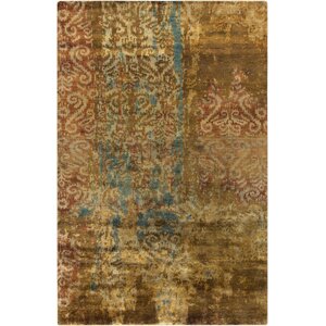 Beqal Gold Damasks Area Rug