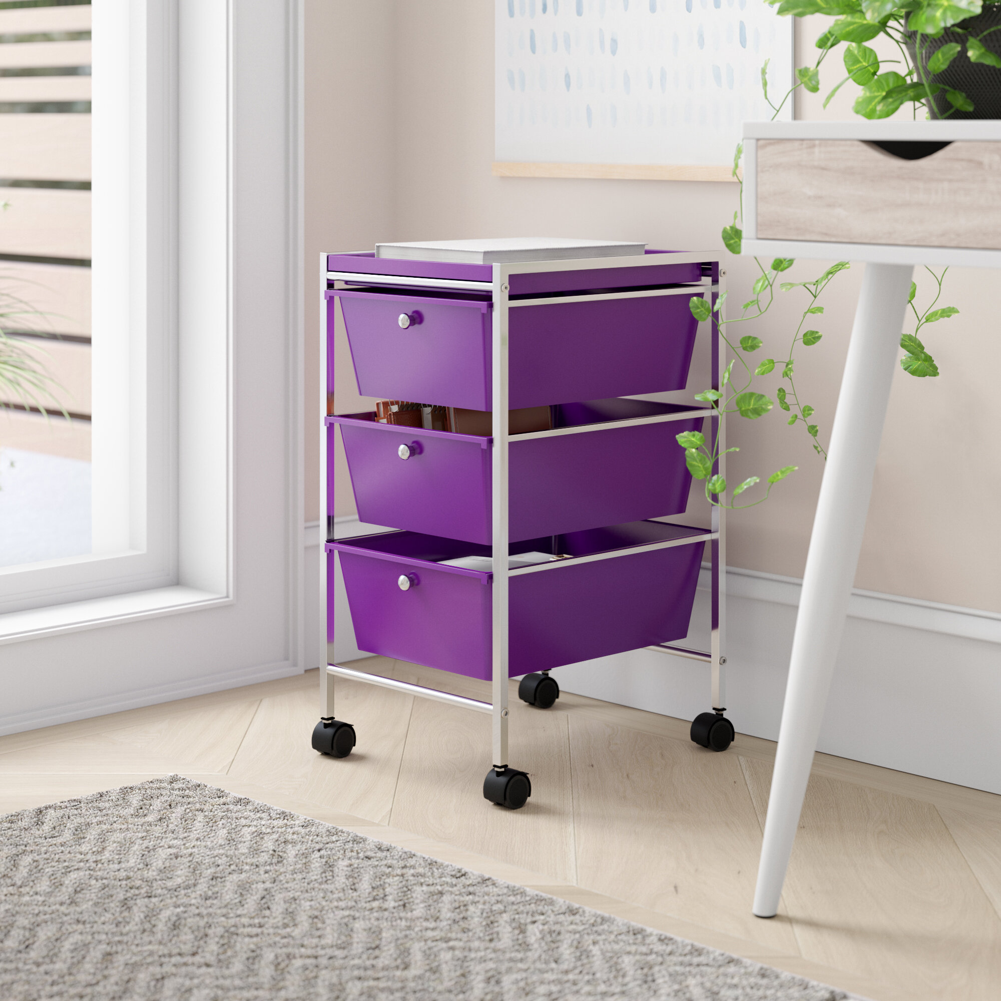 Rebrilliant 3 Drawer Storage Chest Wayfair