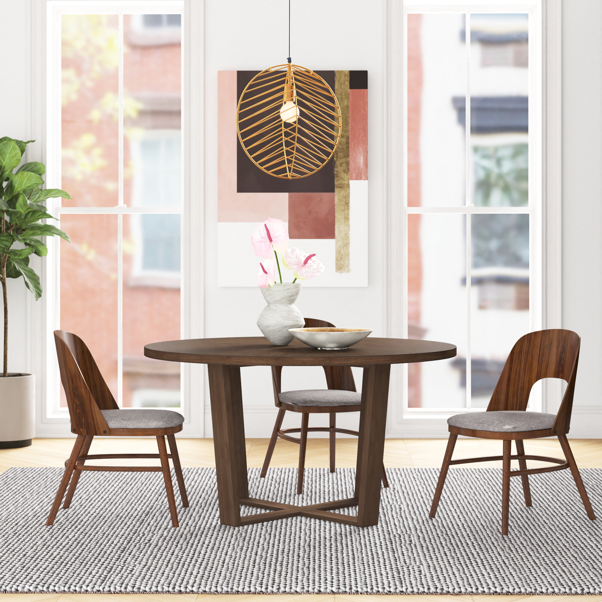 Modern Wooden Dining Table Set Designs