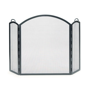 Meyda Tiffany 3 Panel Brass Fireplace Screen Wayfair