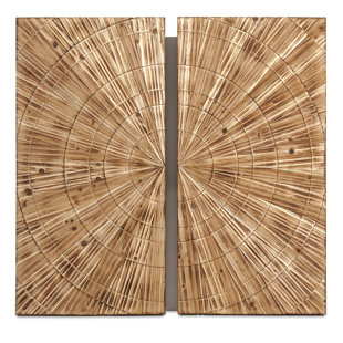 Modern Contemporary Carved Wood Wall Art Allmodern Boyd Carved Brown Wood Wall Décor