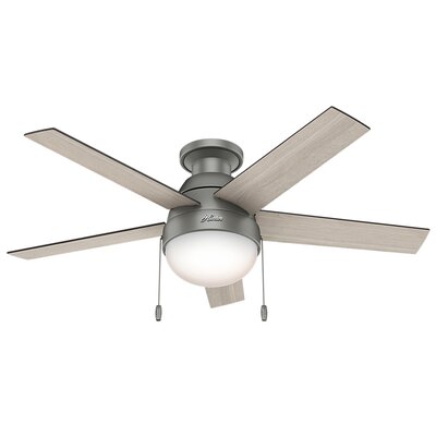 Hunter Fan 46 Anslee 5 Blade Ceiling Fan Light Kit Included Finish