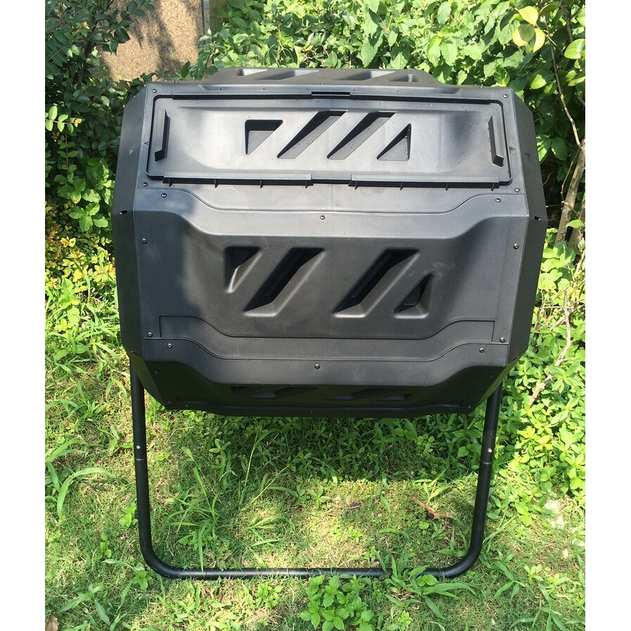 2 Chamber Rotary 42 Gal. Tumbler Composter