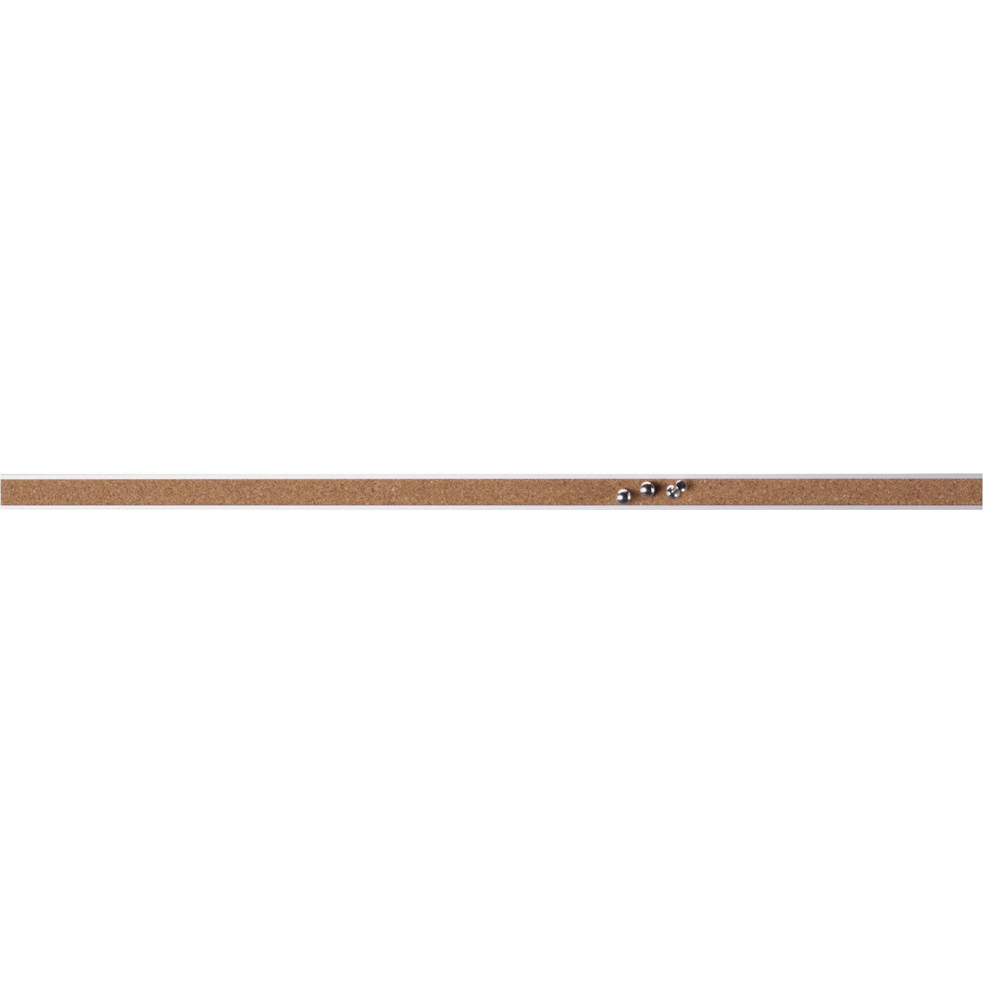United Visual Products Streamline Bulletin Bar Cork Strip, 36